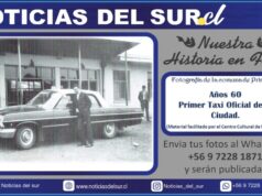 Primer Taxi Oficial de la Ciudad, años 60