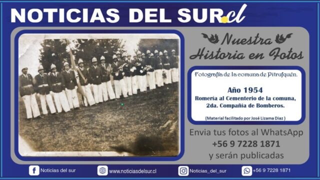 Romería al cementerio de la comuna, año 1954