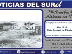 Vista General de Pitrufquén. año 1910