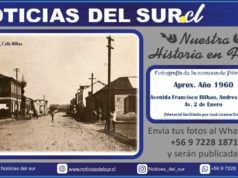 AÑO 1960, AV. FRANCISCO BILBAO, ANDRES BELLO Y AV. 2 DE ENERO, PITRUFQUÉN