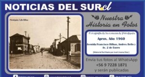 AÑO 1960, AV. FRANCISCO BILBAO, ANDRES BELLO Y AV. 2 DE ENERO, PITRUFQUÉN