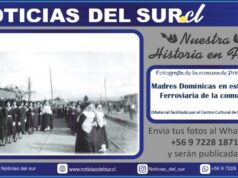 Madres Domínicas en estación Ferroviaria de la Comuna