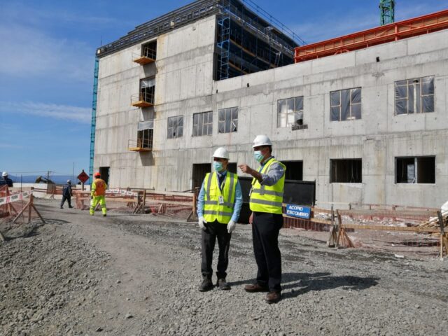 Continúan avances en construcción de Hospital de Villarrica pese a contingencia COVID 19