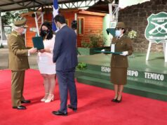 En Temuco realizaron ceremonia de ascenso póstumo al cabo Eugenio Naín