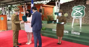 En Temuco realizaron ceremonia de ascenso póstumo al cabo Eugenio Naín