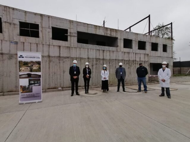 Destacan avance de obras de la segunda etapa del hospital de Pitrufquén