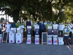 Vendedores de playa de Villarrica recibieron kit sanitarios