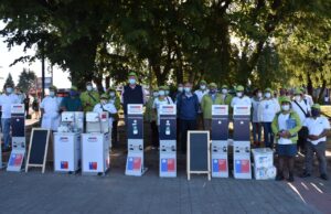 Vendedores de playa de Villarrica recibieron kit sanitarios