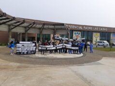 Funcionarios del Hospital Padre las Casas se Movilizan; Acusan no Pago del Bono Covid