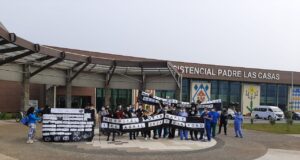 Funcionarios del Hospital Padre las Casas se Movilizan; Acusan no Pago del Bono Covid
