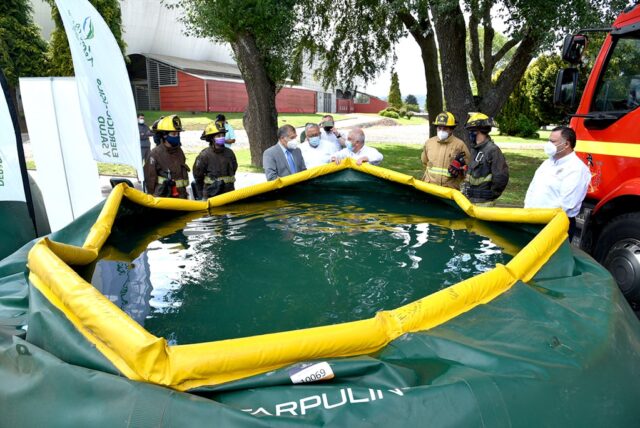 Bomberos De Temuco Recibieron Dos Estanques De 15 Mil Litros Cada Uno Para El Combate De Incendios
