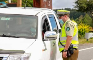 Controles Policiales Se Efectúan En Los Accesos A Villarrica Tras Inicio De Cuarentena