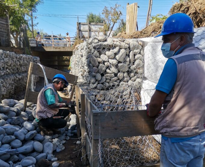 Un 90% de Avance Presentan las Obras de Mejoramiento del Estero Chumay de Traiguén