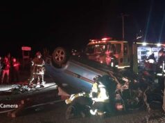 Persecución Policial En Pitrufquén Terminó Con Vehículo De Delincuentes Volcado; Dos De Ellos Quedaron Atrapados