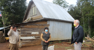 Vecinos de Gorbea serán beneficiados con mejoramiento de vivienda