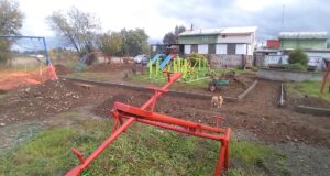 Trabajan en la recuperación de la plaza de villa «El Bosque» Freire