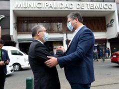 Alcalde de Temuco realiza saludo protocolar y recibe a la nueva autoridad comunal electa