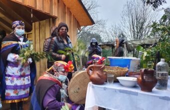 Autoridades celebran We Tripantu en casa de Machi de Freire