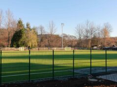 Cancha de Pasto Sintético de Ñancul avanza a gran de velocidad