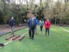 Avanzan obras de Museo de la Pesca y nueva cancha sintética en Parque Deportivo Municipal de Pucón