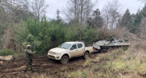 En La Araucanía incautan escopeta, chaleco antibalas y dos vehículos robados