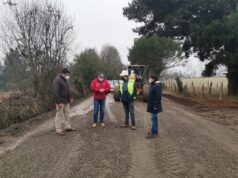 Obras del camino que conectará zona lacustre y Loncoche llevan un 33% de avance