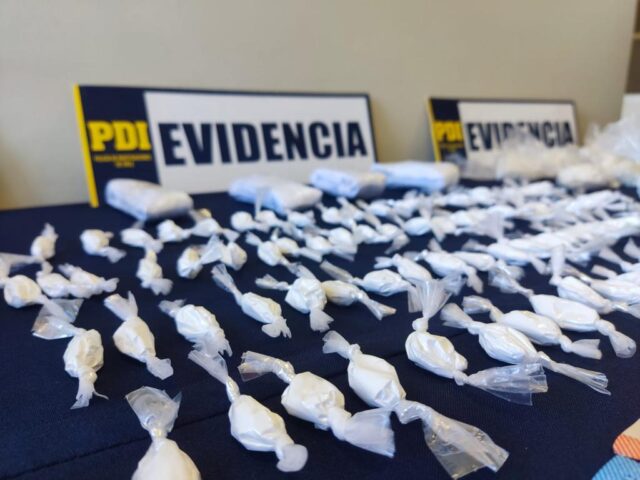 Desbaratan banda de narcotraficantes en Angol: Incautan más de 13 mil dosis de cocaína