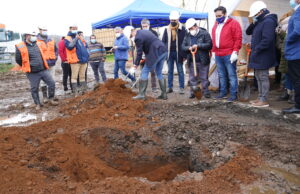 Instalan primera piedra de emblemática Avenida Balmaceda de Loncoche