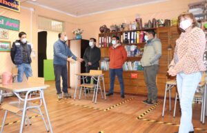 Escuelas municipales de Gorbea se preparan para retorno a clases presenciales