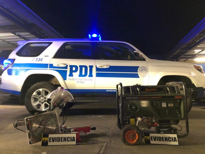 Recuperan herramientas robadas en Angol; avaluadas en más de un millón de pesos