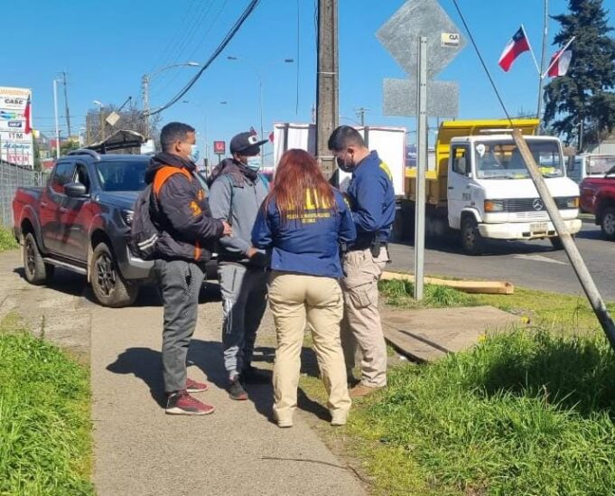 PDI realiza fiscalizaciones a extranjeros en distintas comunas de La Araucanía