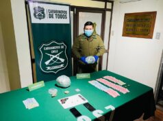 Detienen a dos sujetos por tráfico de drogas en Temuco durante fiestas patrias