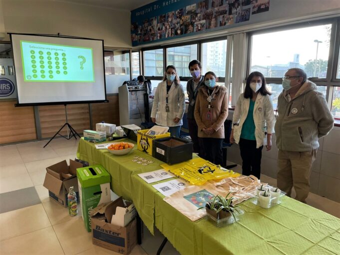 Comité Hospital Sustentable del Hernán Henríquez Aravena celebró el Día Internacional del Reciclaje