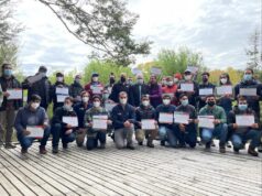 40 guías turísticos de Araucanía Andina se especializaron en montaña