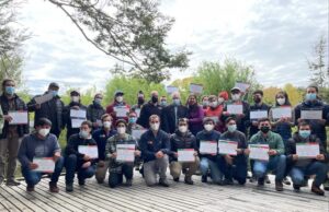 40 guías turísticos de Araucanía Andina se especializaron en montaña