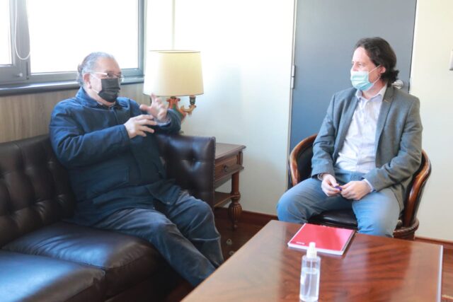 Delegado Allard y Senador Huenchumilla sostuvieron encuentro para analizar los grandes desafíos de La Araucanía