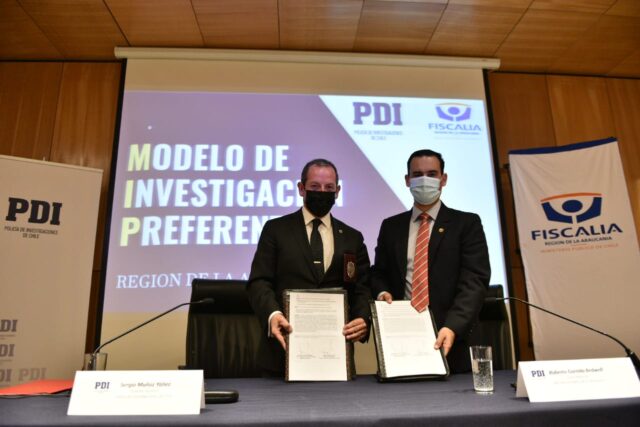 Modelo de Investigación Preferente: PDI y Fiscalía Regional firman convenio para fortalecer investigación criminal