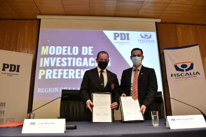 Modelo de Investigación Preferente: PDI y Fiscalía Regional firman convenio para fortalecer investigación criminal