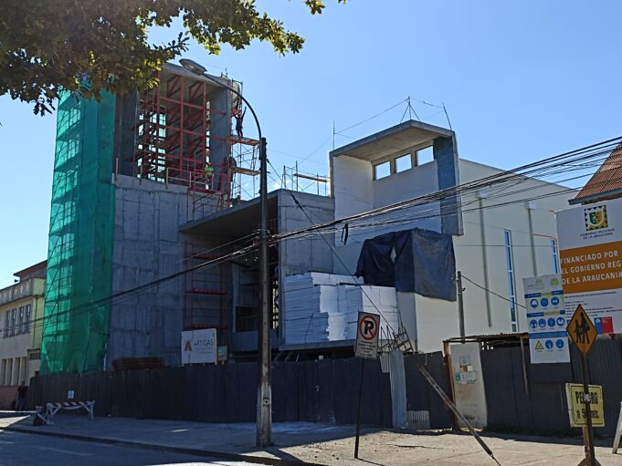 A fin de año finalizarían las obras de reposición del templo católico de Pitrufquén