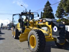 Llegó Nueva Motoniveladora al Municipio de Pitrufquén