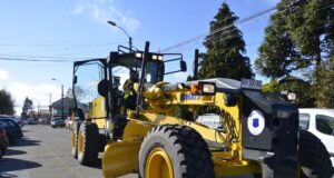 Llegó Nueva Motoniveladora al Municipio de Pitrufquén