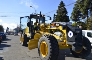 Llegó Nueva Motoniveladora al Municipio de Pitrufquén