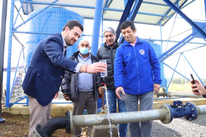 Inauguran dos proyectos de agua potable rural para familias de Puerto Saavedra
