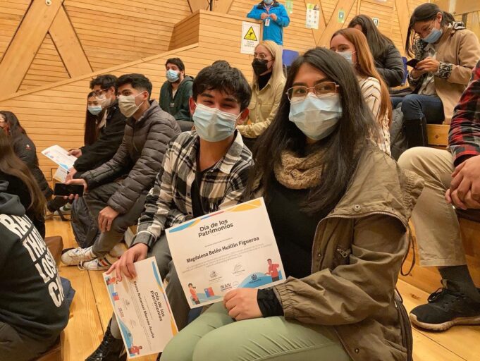 Voluntarios de INJUV fueron reconocidos por su aporte en el día de los patrimonios