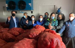 En el predio Santa Isabel de Freire se inauguró bodega de almacenaje de papas
