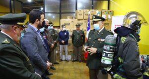 Gobierno Regional entrega equipos de respiración autocontenidos a 36 compañías de bomberos de La Araucanía