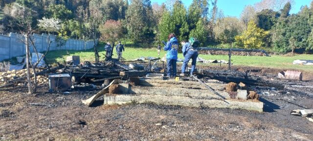 Bipe de la PDI Temuco detiene a hombre acusado de incendio de una vivienda en Pitrufquén