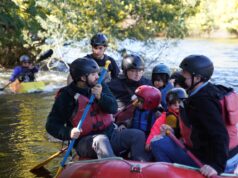 Río Cruces de Loncoche albergó el primer rafting inclusivo de La Araucanía