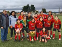 Mujeres de Villarrica festejaron título en Fútbol 7 de Cholchol