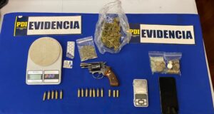 En prisión preventiva quedó un hombre que fue detenido por microtráfico de drogas y porte ilegal de armas de fuego en Victoria